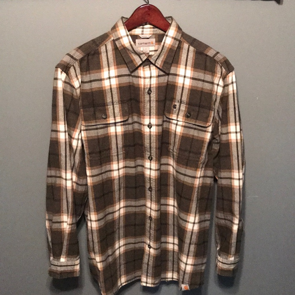 Carhartt Original Fit Plaid Flannel Button Down
